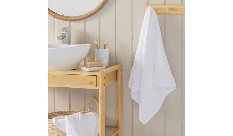 Habitat Egyptian Cotton Hand Towel - White