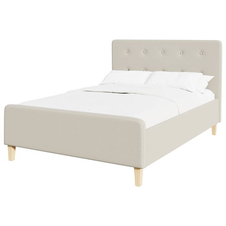 GFW Ashbourne Double Side Lift Ottoman Bed - Natural 0