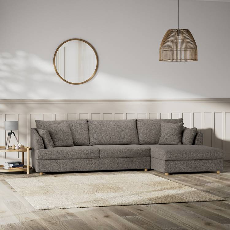 Habitat Holmfirth Right Hand Corner Sofa - Charcoal 0