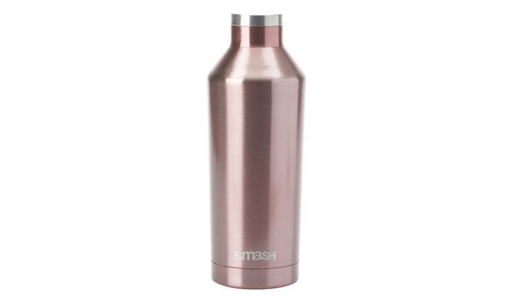 Brushed Rose Gold Stainless Steel Bottle - 500ml