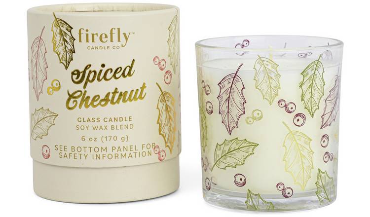 Firefly Small Scented Boxed Candle - Spiced Chestnut