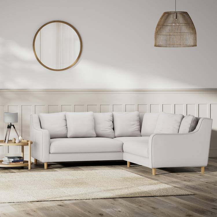 Habitat Swift Reversible Corner Sofa - Natural - Ash Leg 0