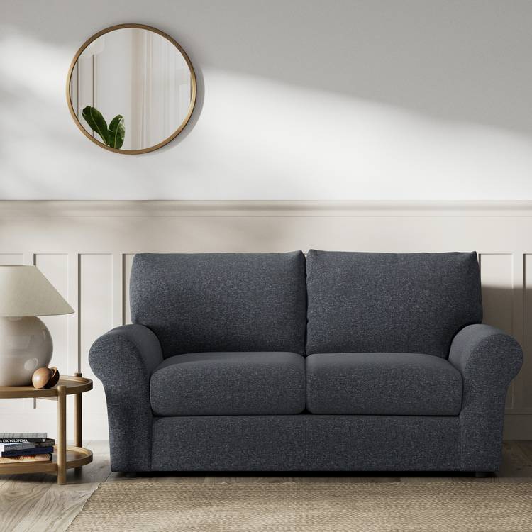 Habitat Molton Fabric 2 Seater Sofa - Charcoal 0