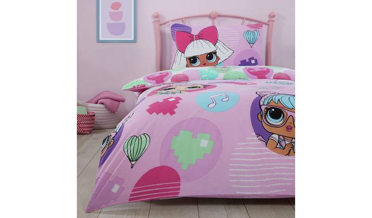 Buy Lol Surprise Hearts Kids Bedding Set Single Duvet cover sets Argos