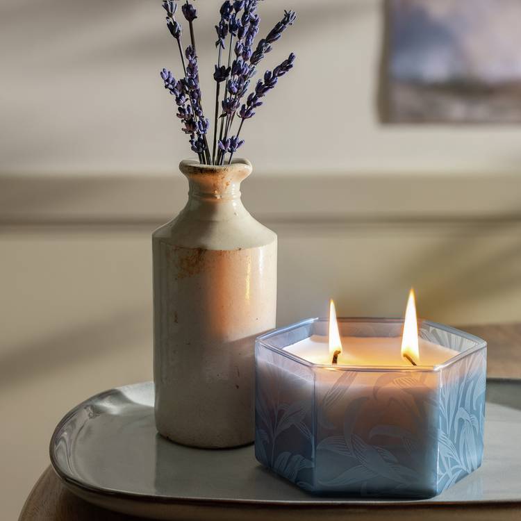 Habitat x Morris & Co. Bluebell & Acanthus Multiwick Candle 0