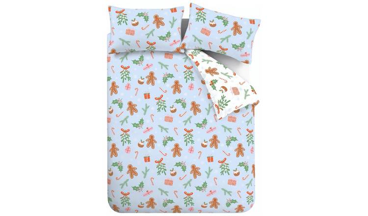 Buy Catherine Lansfield Christmas Gingerbread Bedding Set Single Duvet cover sets Argos