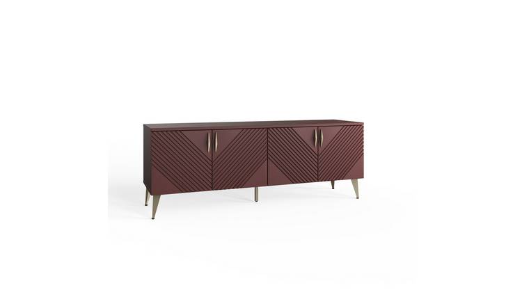 Frank Olsen Ava 4 Door TV Unit - Mulberry