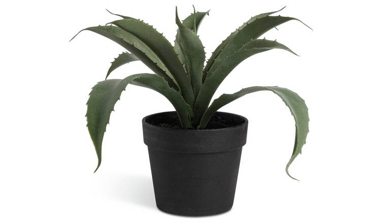 Habitat Artificial Green Pineapple Plant - 24cm