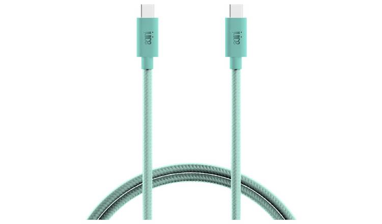 Juice 2m USB Type-C to USB Type-C Charging Cable - Teal