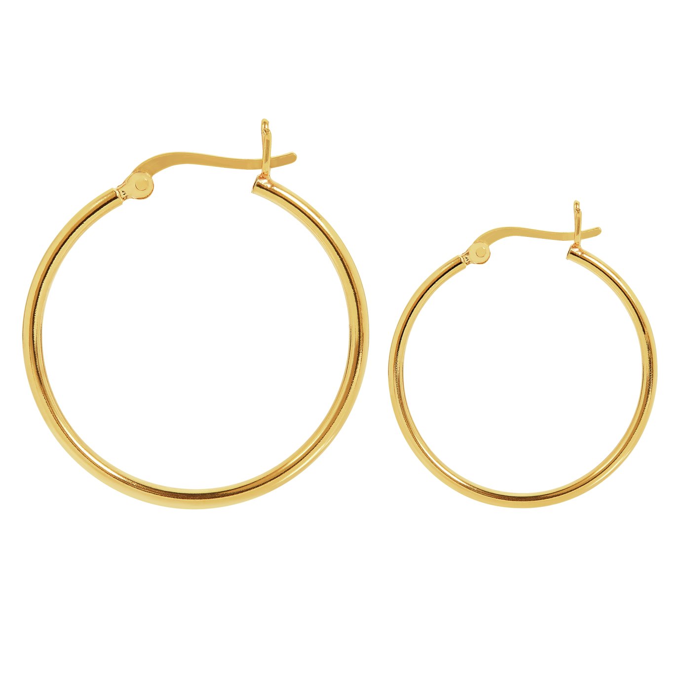 Revere 9ct Gold Plated Sterling Silver Hoop Set Review