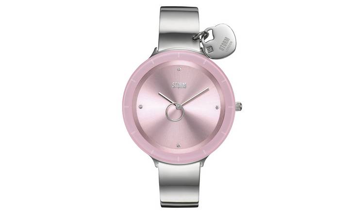 STORM Liana Stainless Steel Pink Dial Watch 