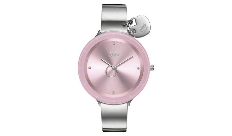 STORM Liana Stainless Steel Pink Dial Watch 