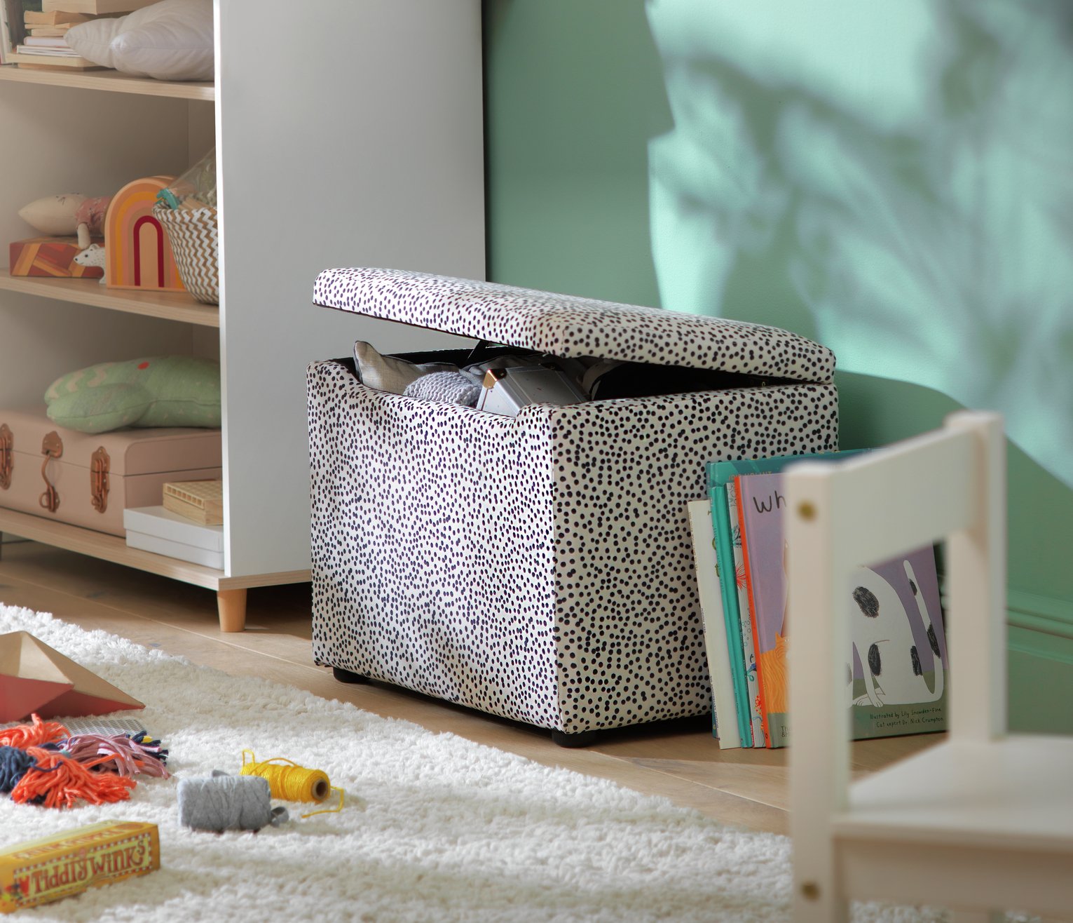 Argos Home Skandi Small Dot Ottoman Review