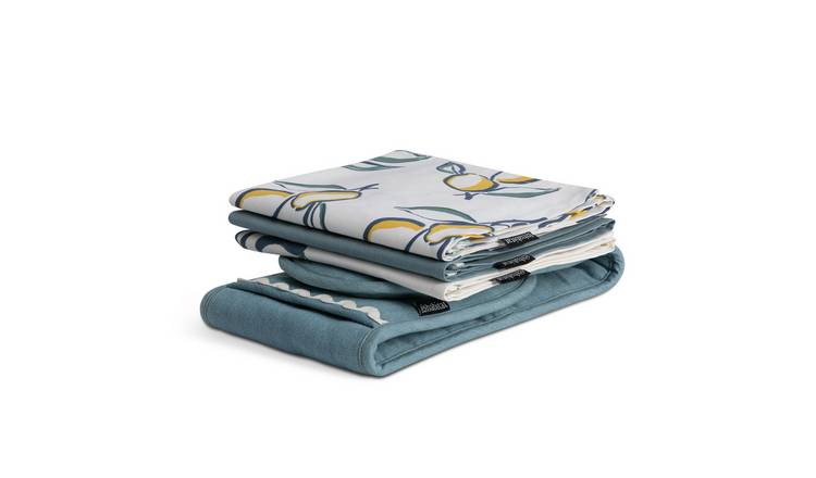Habitat Lemon Textile Set - Denim