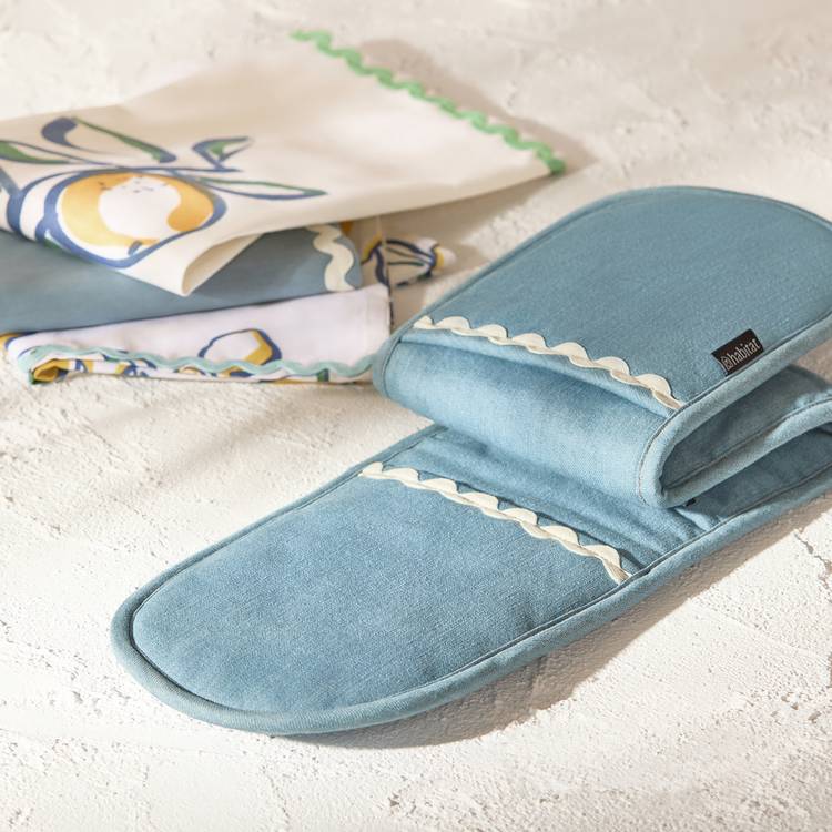 Habitat Lemon Textile Set - Denim 0