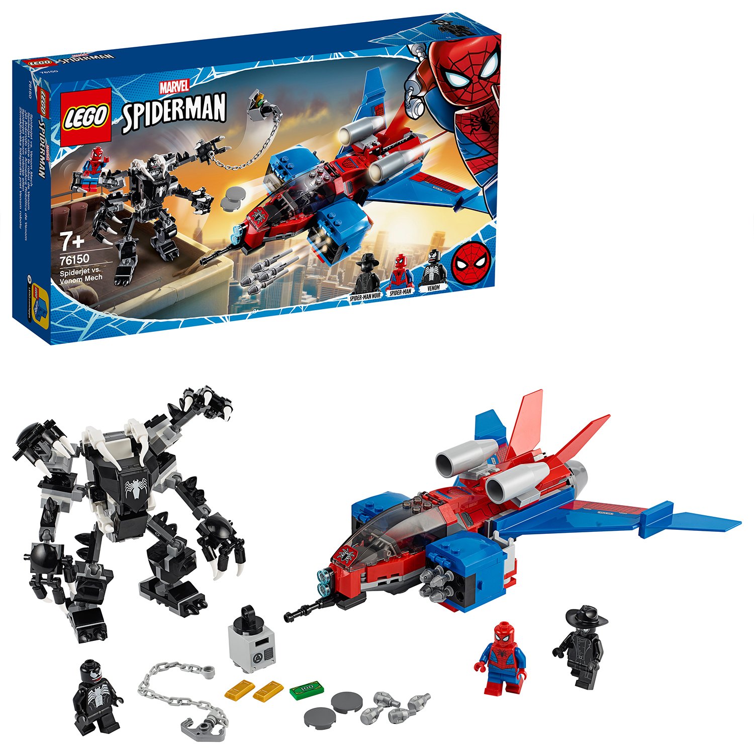 LEGO Marvel Spider-Man Jet vs. Venom Mech Playset Review