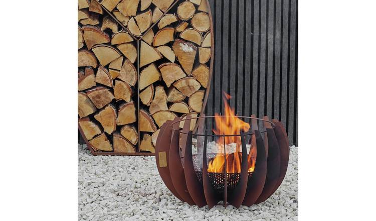 Ivyline Outdoor Solis Fire Pit - Rust