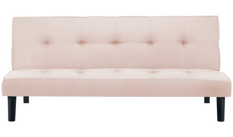 Birlea Aurora Velvet Clic Clac Sofa Bed - Pink