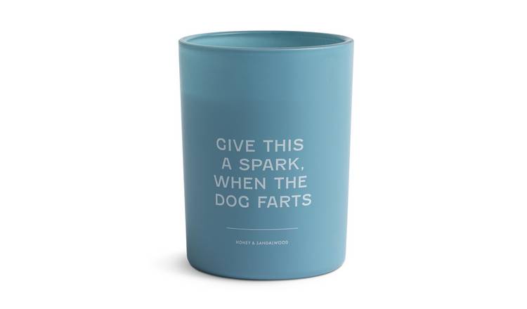 Habitat Give This A Spark When Dog Farts Candle - Sandalwood