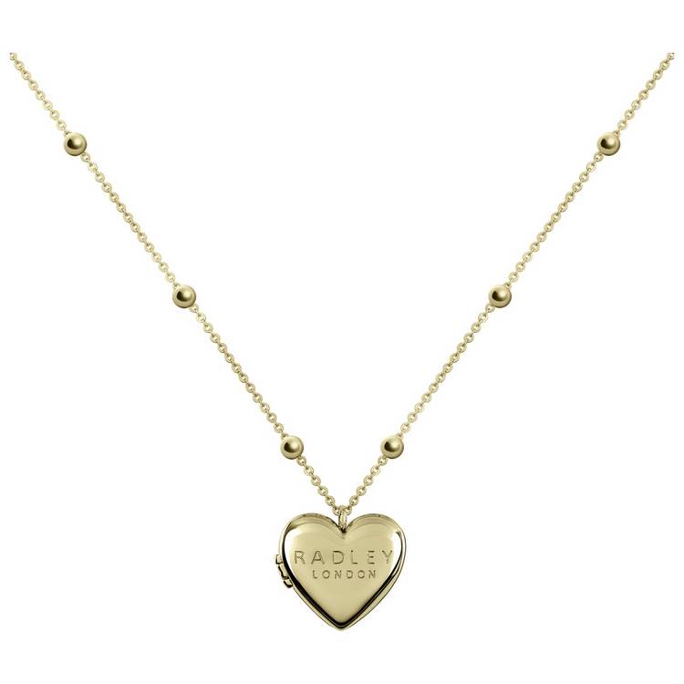 Radley 18ct Gold Plated Heart Photo Locket Necklace 0
