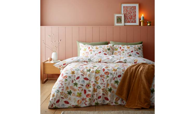 Catherine Lansfield Autumn Pumpkin Bedding Set - King size