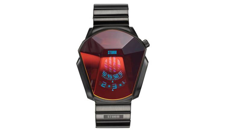 STORM Darth Stainless Steel Red Dial Watch