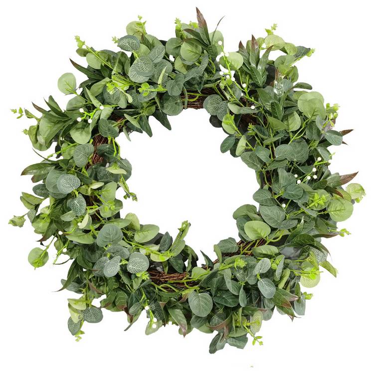 Garden XP Artificial Eucalpyptus Wreath 0