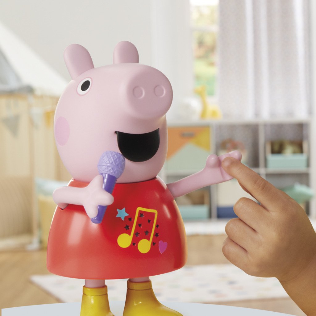 Peppa Pig, La Pista di Peppatown, playset con Binario Regolabile, Contiene Veicolo e 1 Personaggio, Oltre 35 Suoni, per Bambini dai 3 Anni in su - Giochi e Prodotti per l'Età Evolutiva