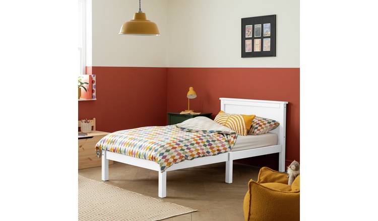 Habitat Brooklyn Single Bed Frame - White 