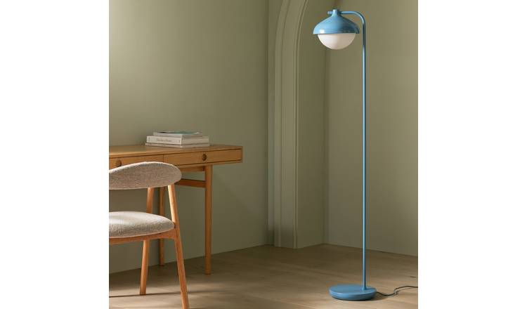 Habitat Acorn Metal Floor Lamp - Cornflower Blue