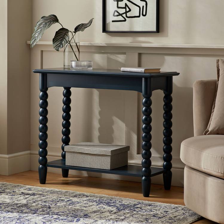 Habitat Blaire Bobbin Console Table - Navy 0