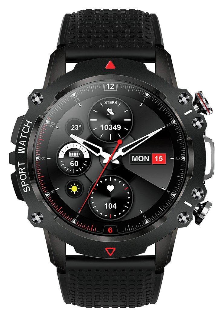 STORM S-Hero Black Strap Smart Watch