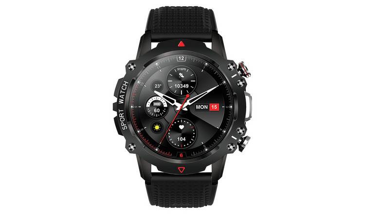 STORM S-Hero Black Strap Smart Watch 