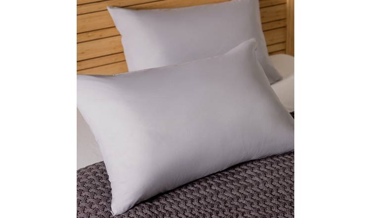  Home Essentials Soft Touch Pillowcase Pair - Grey