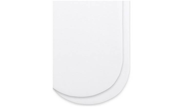 Snuz Baskit Twin Pack Sheets Plain White