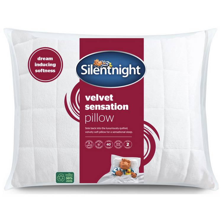 Silentnight Velvet Sensation Medium Firm Pillow 0