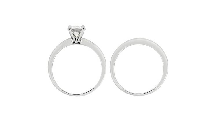 Argos ladies rings on sale silver