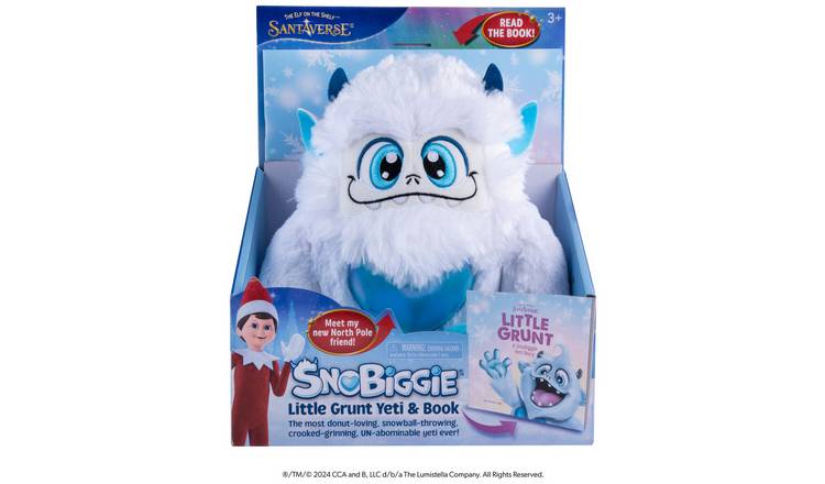 SnoBiggie Little Grunt Yeti Soft Toy And Book