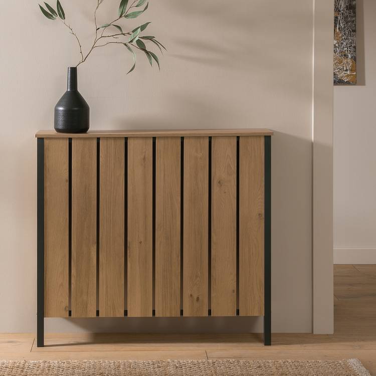 Habitat Loft Living Small Radiator Cover - Oak 0