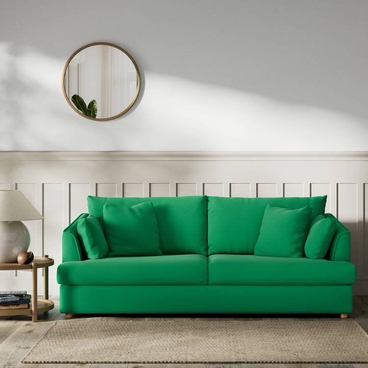 Habitat Holmfirth Fabric 3 Seater Sofa Bed - Emerald Green 0