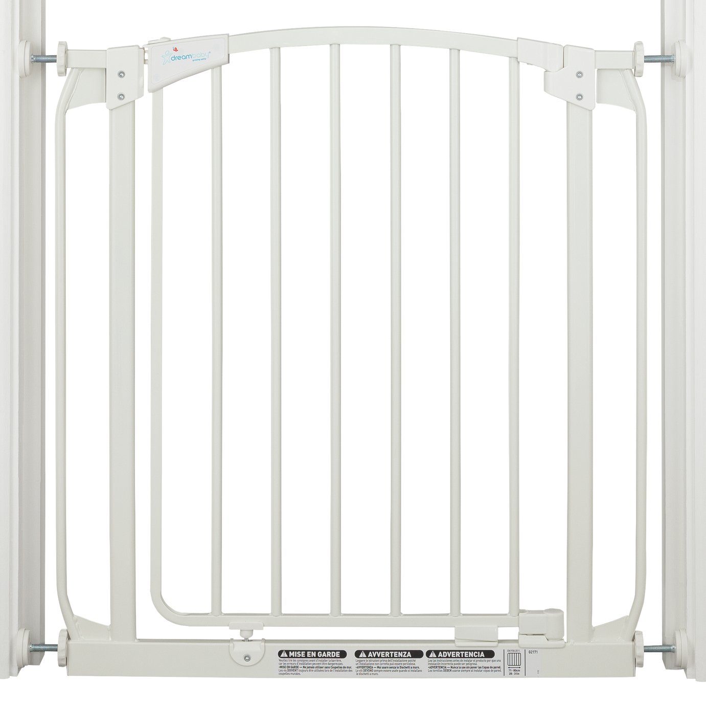 Dreambaby Chelsea Auto-Close White Gate (71-80cm)