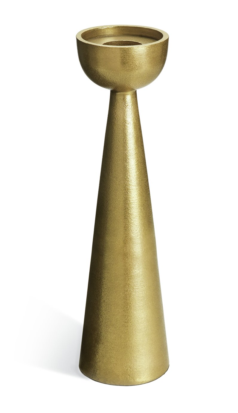 Habitat Tall Brass Tealight & Taper Candle Holder (7148604) Argos Price Tracker pricehistory