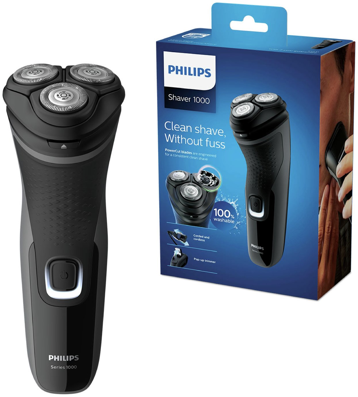 Philips Series 1000 Dry Electric Shaver S1231/41 Reviews - Updated July