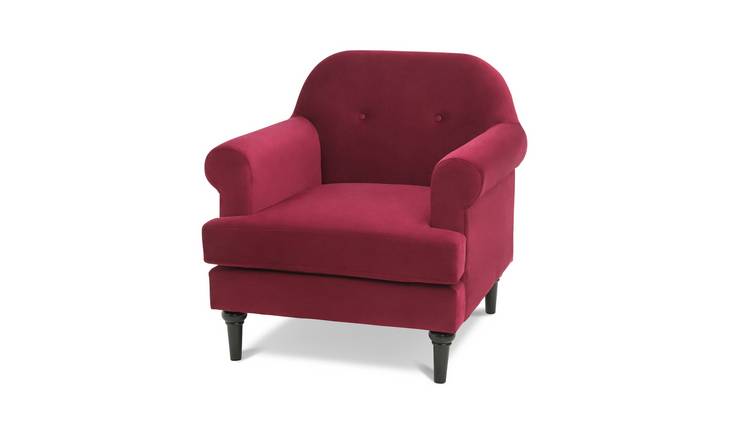 Velvet Armchair Habitat - Image Habitat Chester Dusty Rose Velvet