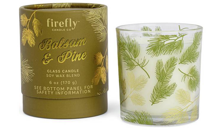 Firefly Small Scented Boxed Candle - Balsam & Pine