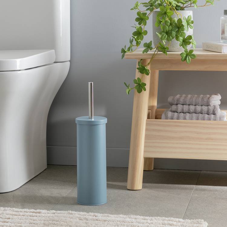 Argos Home Carbon Steel Toilet Brush - Blue 0