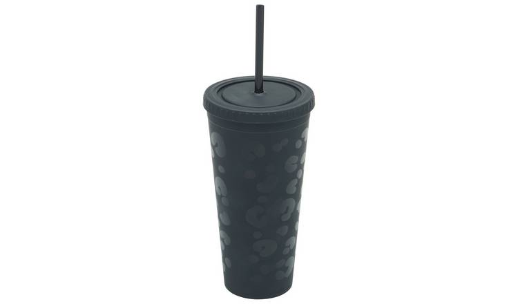 Smash Leopard Black Soda Cup - 600 ml