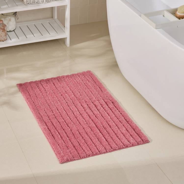 Habitat Supersoft Quick Dry Bath Mat - Rose 0