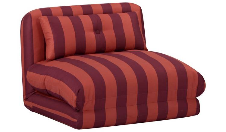 Habitat Lexi Single Fabric Chairbed - Red