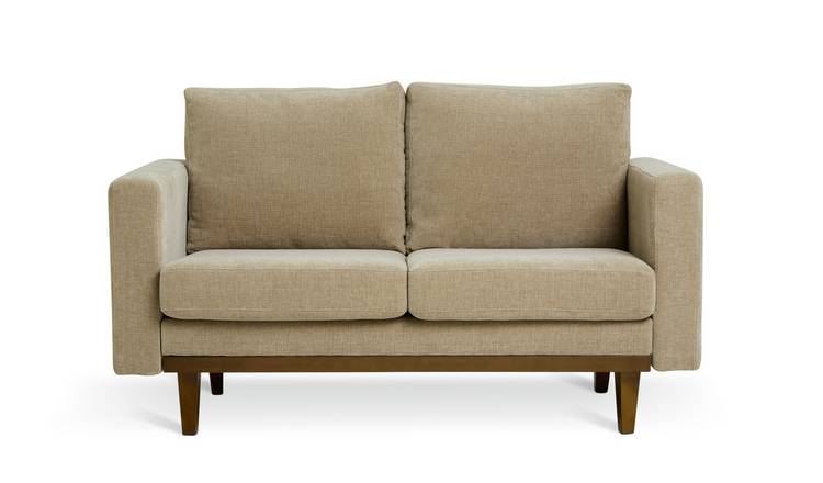 Habitat Della Fabric 2 Seater Sofa - Natural